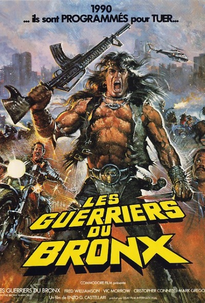 Póster de 1990: Los Guerreros del Bronx