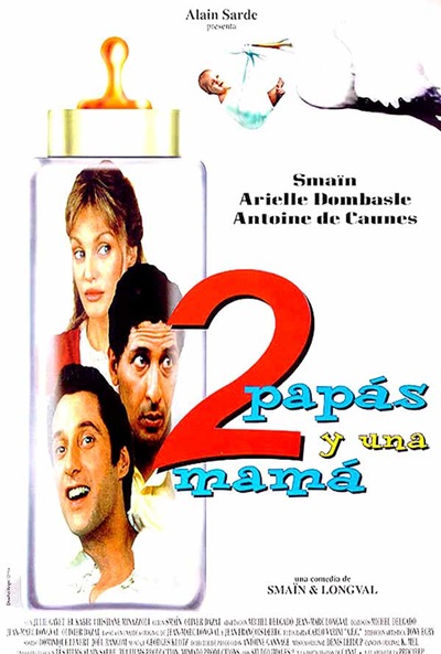 Póster de 2 papás y una mamá