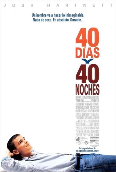 Póster de 40 días y 40 noches