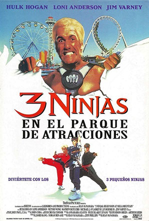 Imagen de 3 ninjas en el parque de atracciones