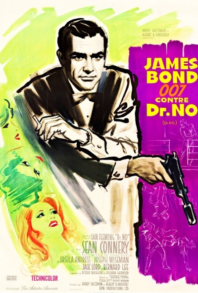 Póster de Agente 007 contra el Dr. No