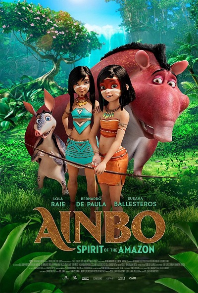 Póster de Ainbo, la guerrera del Amazonas