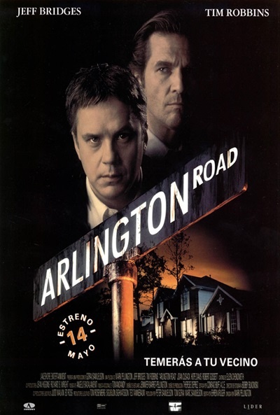 Póster de Arlington Road, temerás a tu vecino