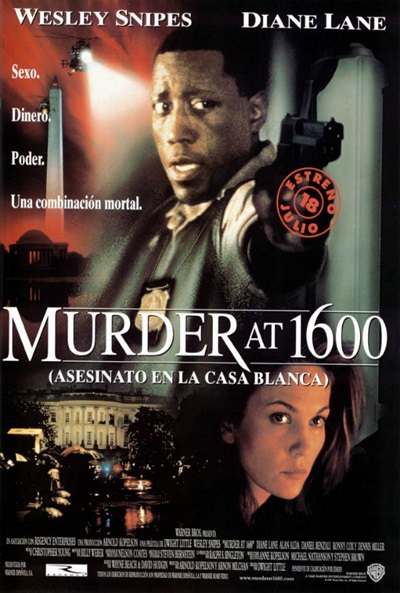 Póster de Murder at 1600 (Asesinato en la Casa Blanca)