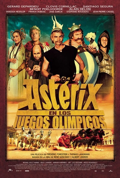 Póster de Asterix en los Juegos Olimpicos