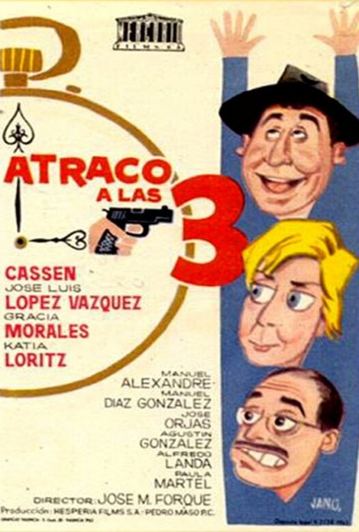 Póster de Atraco a las tres