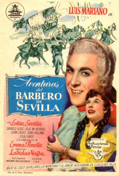 Póster de Aventuras del barbero de Sevilla