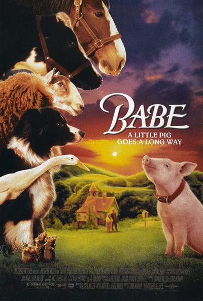 Póster de Babe, el cerdito valiente