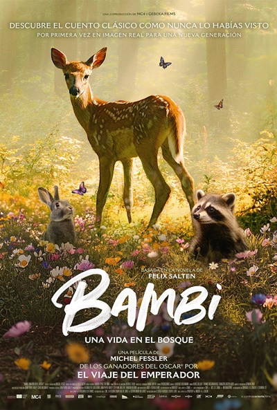 Póster de Bambi, una vida en el bosque