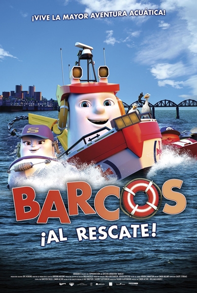 Póster de Barcos, ¡al rescate!