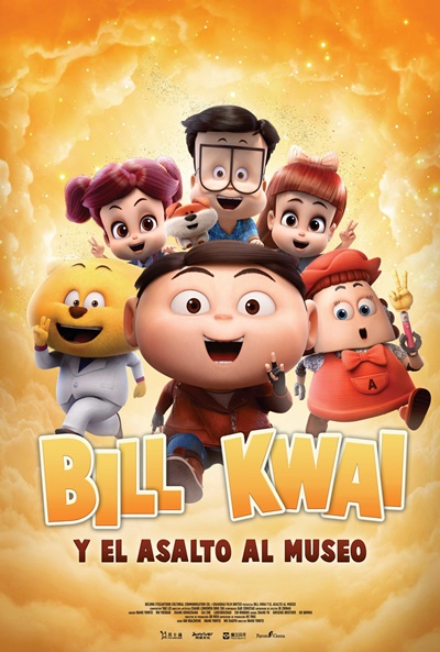 Póster de Bill Kwai y el asalto al museo