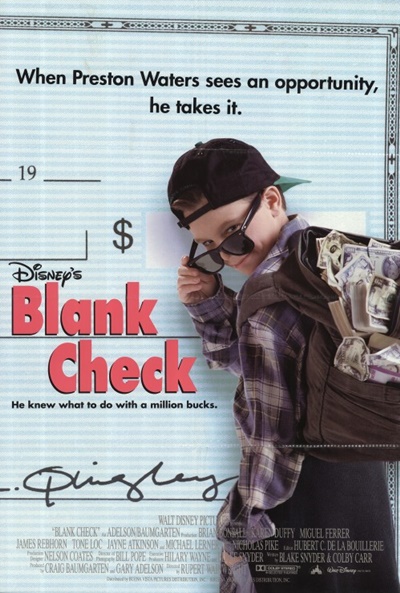 Póster de Cheque en blanco