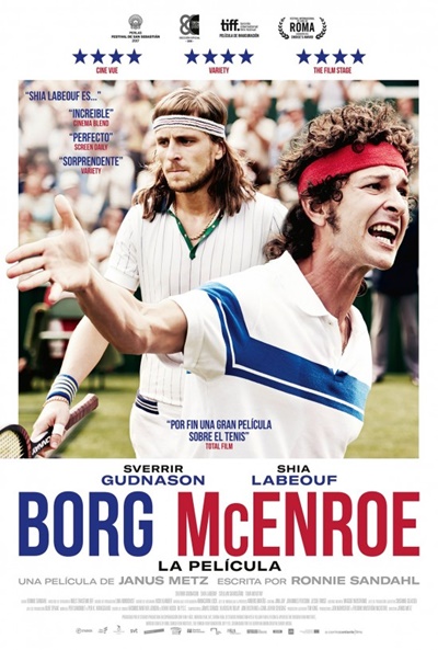 Póster de Borg McEnroe. La película