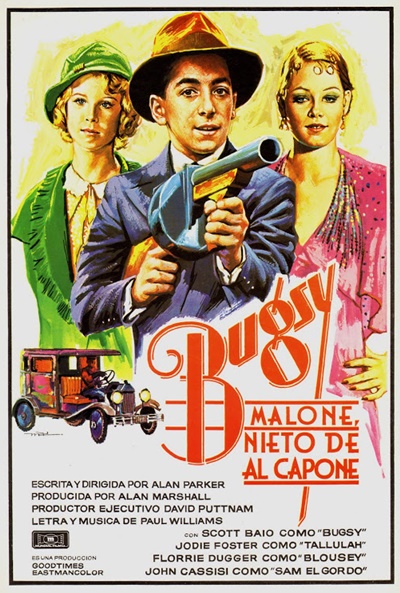 Póster de Bugsy Malone, nieto de Al Capone