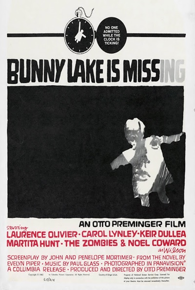 Póster de El rapto de Bunny Lake