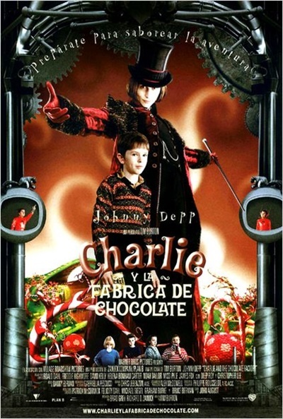 Póster de Charlie y la fábrica de chocolate