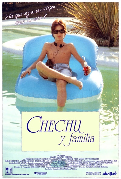 Póster de Chechu y familia