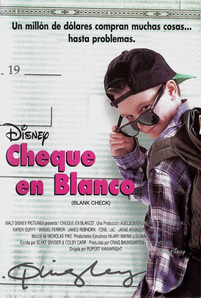 Póster de Cheque en blanco