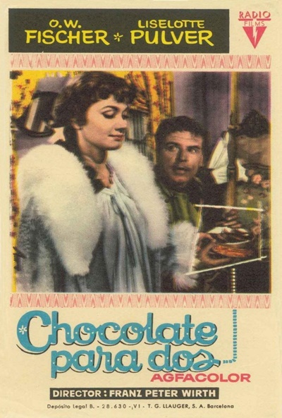 Póster de Chocolate para dos