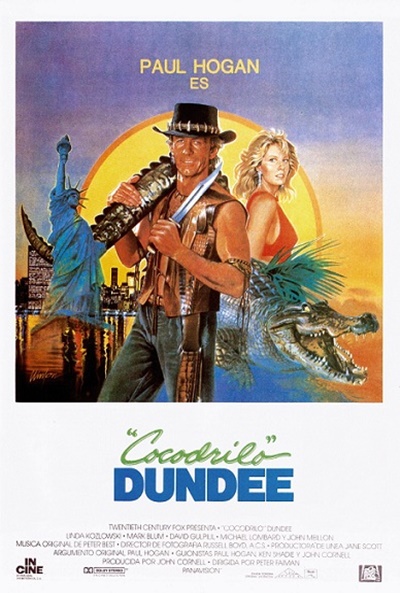 Póster de Cocodrilo Dundee