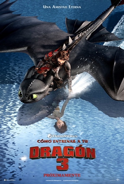 Póster de Cómo entrenar a tu dragón 3