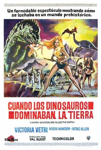 Póster de Cuando los dinosaurios dominaban la Tierra