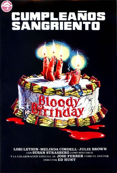 Póster de Cumpleaños sangriento