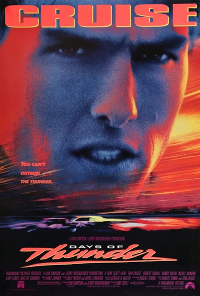 Póster de Days of Thunder (Días de trueno)