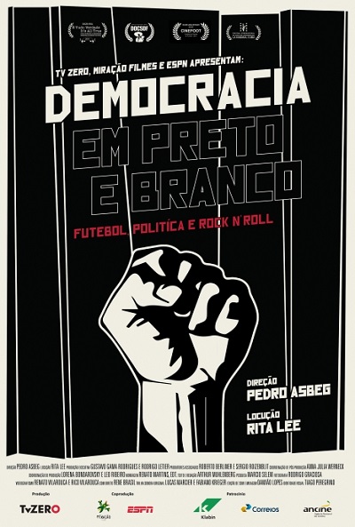 Póster de Democracia en blanco y negro