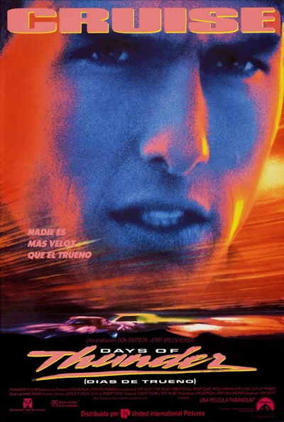 Póster de Days of Thunder (Días de trueno)