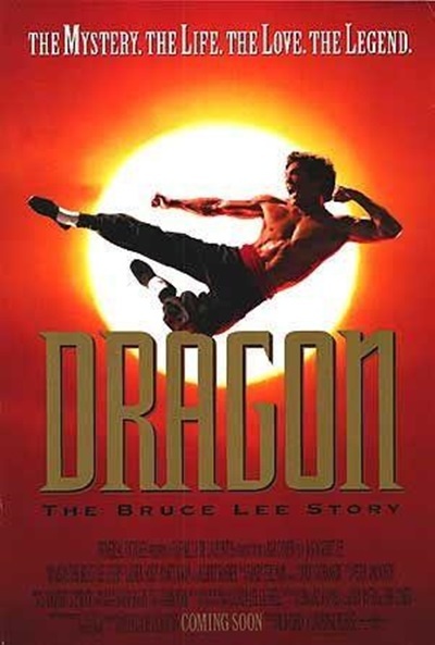 Póster de Dragon, la vida de Bruce Lee