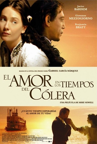 Póster de El amor en los tiempos del cólera