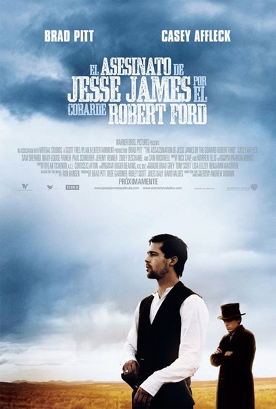 Póster de El asesinato de Jesse James por el cobarde Robert Ford