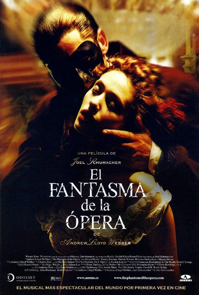 Póster de El fantasma de la ópera