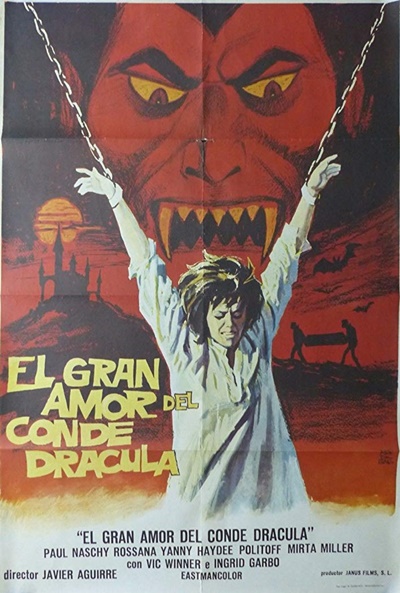 Póster de El gran amor del conde Drácula