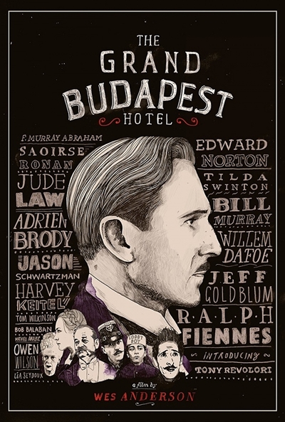 Póster de El gran hotel Budapest