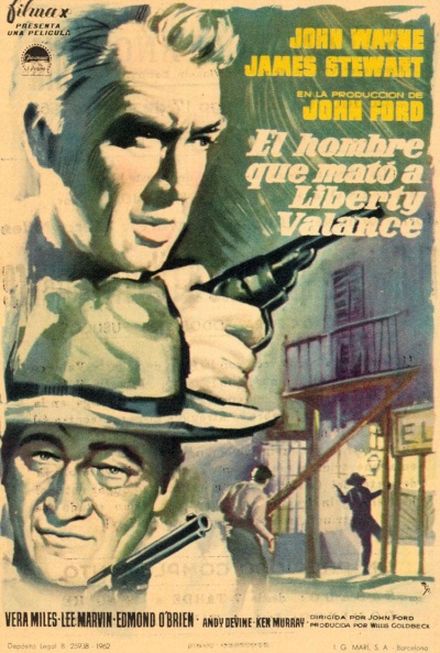 Póster de El hombre que mató a Liberty Valance