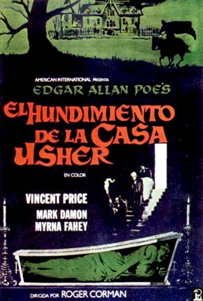 Póster de El hundimiento de la casa Usher