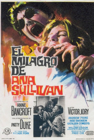 Póster de El milagro de Ana Sullivan