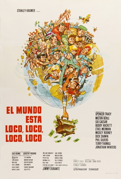 Póster de El mundo está loco, loco, loco, loco