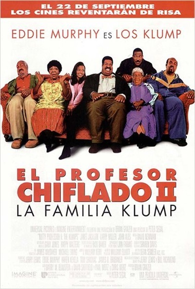 Póster de El profesor chiflado II: La familia Klump