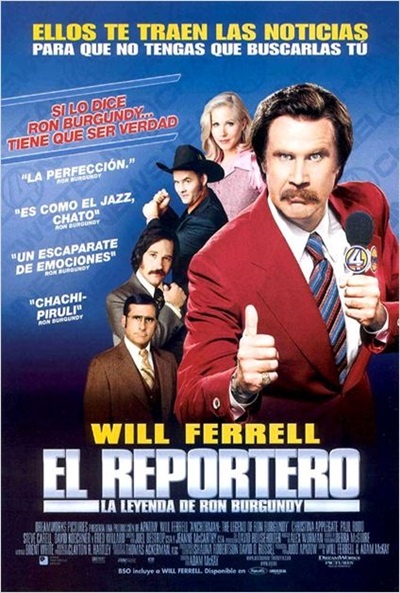 Póster de El reportero: La leyenda de Ron Burgundy