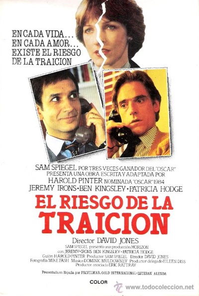 Póster de El riesgo de la traición