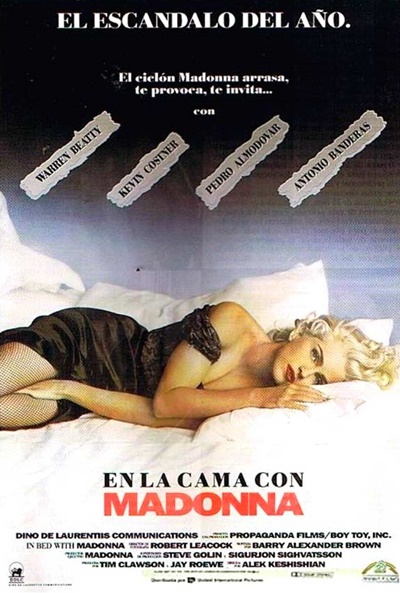 Póster de En la cama con Madonna