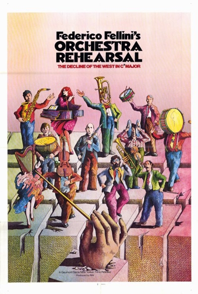 Póster de Ensayo de orquesta