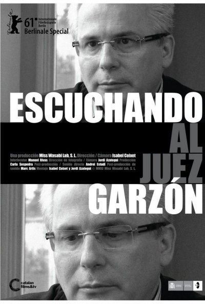 Póster de Escuchando al juez Garzón