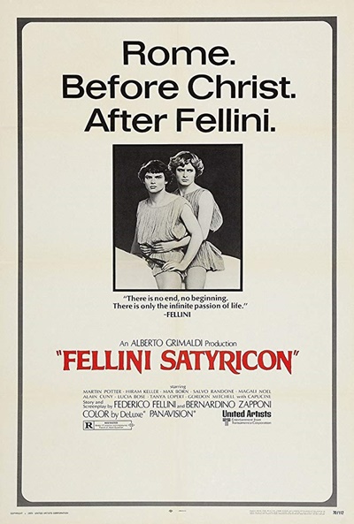 Póster de Satyricon de Fellini