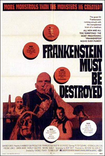 Póster de El cerebro de Frankenstein