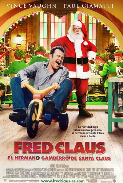 Póster de Fred Claus, el hermano gamberro de Santa Claus