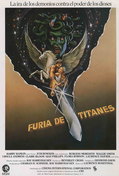 Póster de Furia de titanes